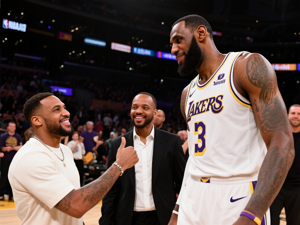 当球迷看到他们喜爱的偶像与其他领域的名人